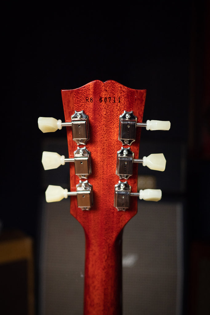 2016 Gibson Custom Shop Les Paul 1958 Reissue Figured Top Electric Guitar - Aged Iced Tea Burst