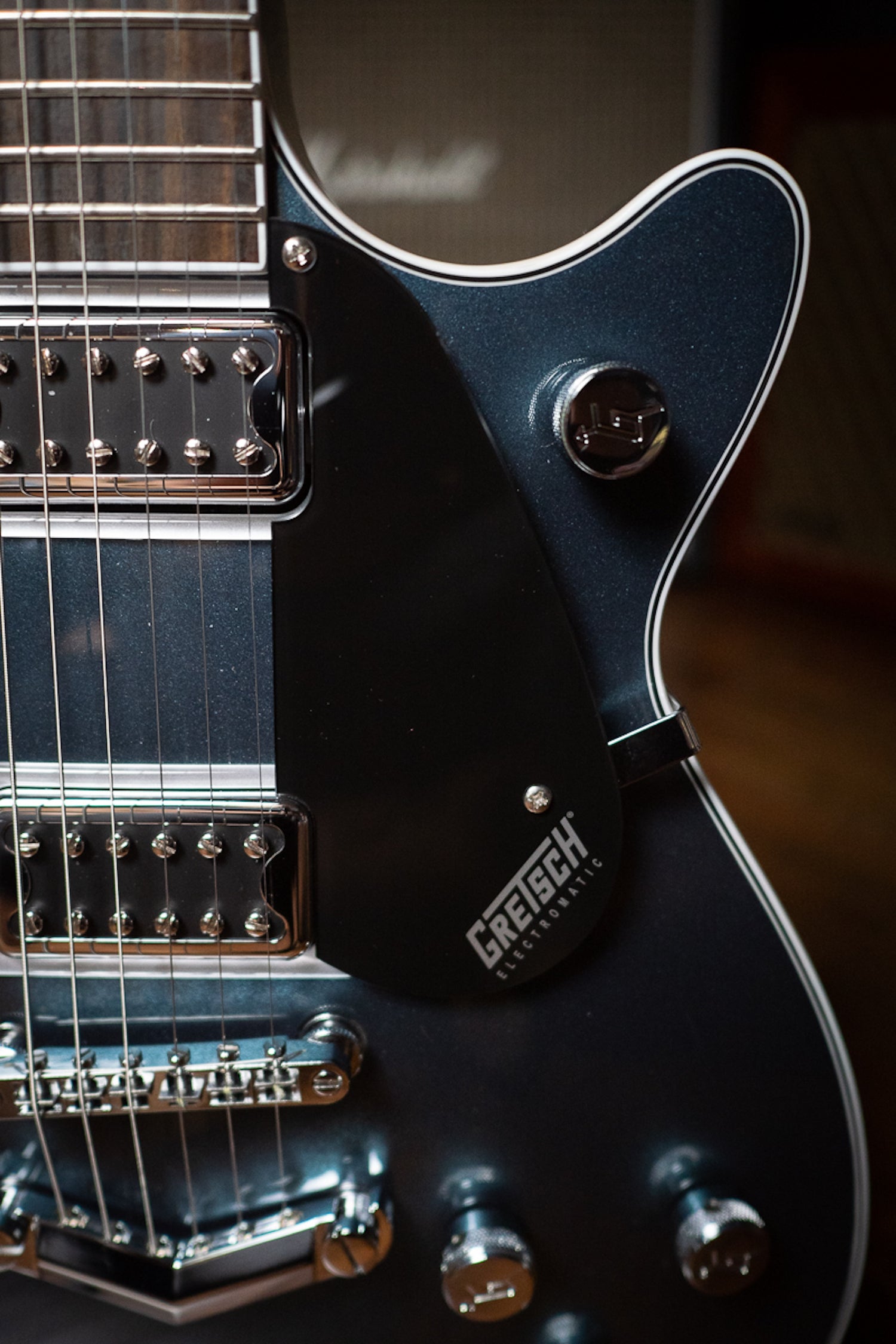 Gretsch G5222 Electromatic® Double Jet™ BT With V-Stoptail Electric Guitar - Jade Grey Metallic