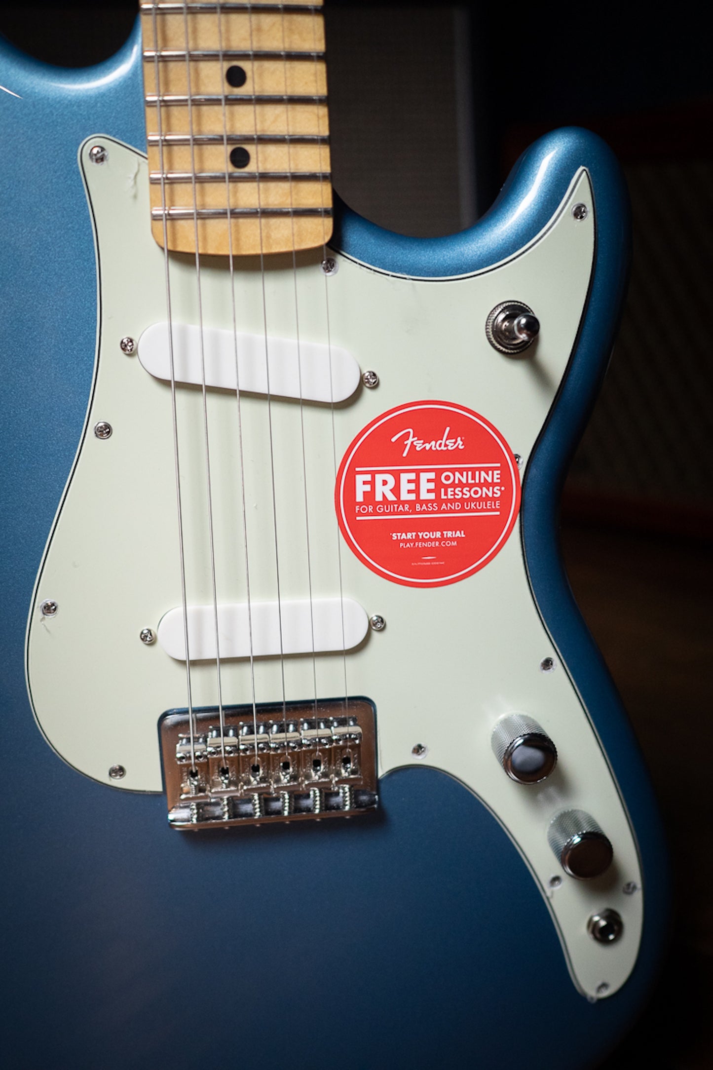 Fender Player Duo Sonic Electric Guitar - Tidepool