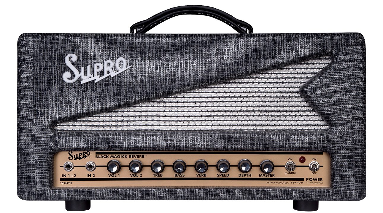 Supro 1696RTH Black Magick Reverb 25-watt Class A Tube Head